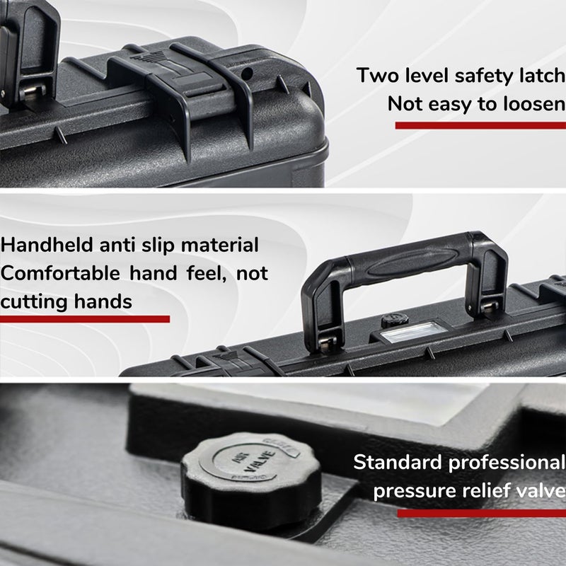 Luck&Link Carrying Bag Case for PlayStation Portal, Hard Professional Waterproof PS Portal Carrying Case for ps5 Portal Remote Player, Controllers, Foldable Keyboard & Other Accessories AC Charger Storag - Image 4